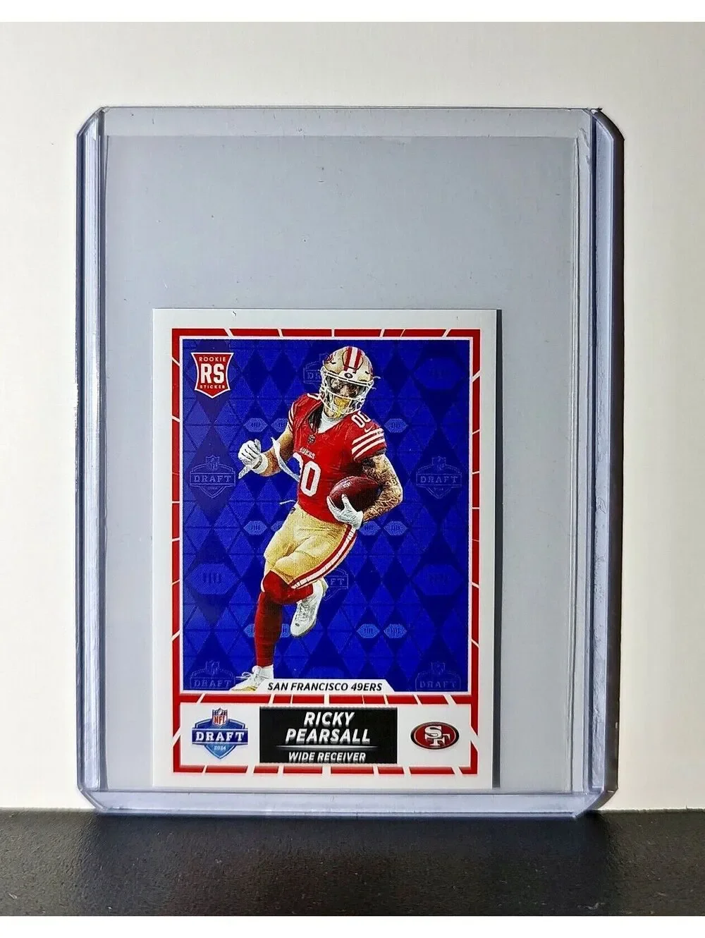 Ricky Pearsall Rookie 2024 Panini NFL Sticker #557 NFL Draft San Francisco 49ers